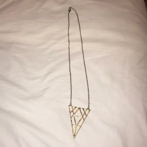 Forever 21 tribal triangle necklace